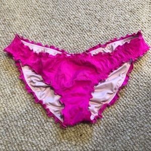 Ruffle Scrunch Back Bikini Bottoms